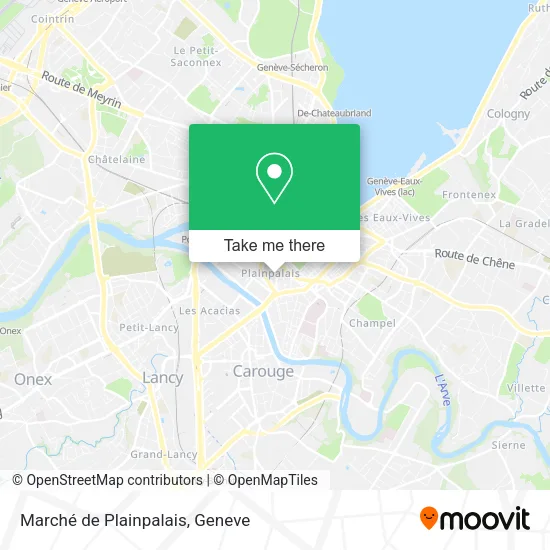 Marché de Plainpalais map