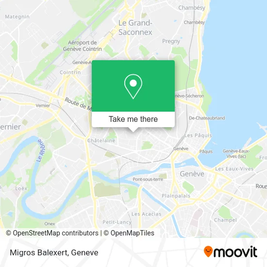 Migros Balexert map