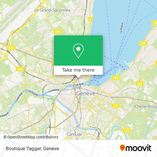 Boutique Tagger map