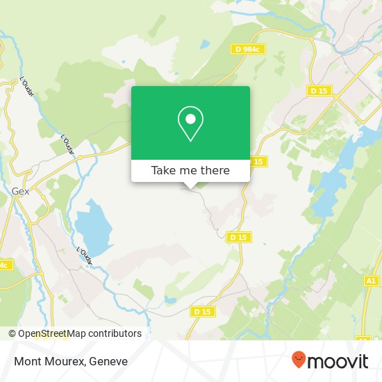 Mont Mourex Karte