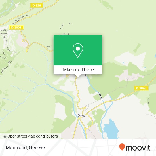 Montrond Karte