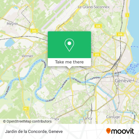 Jardin de la Concorde map