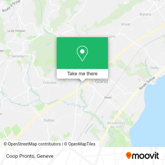 Coop Pronto map