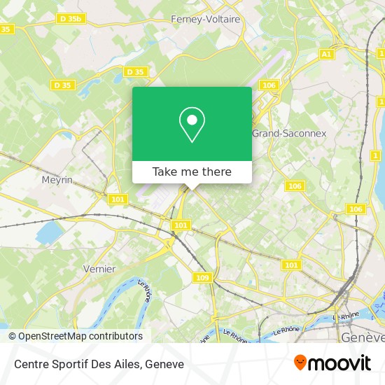 Centre Sportif Des Ailes map