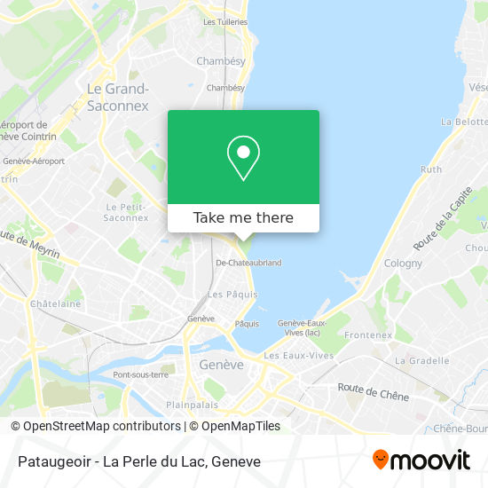 Pataugeoir - La Perle du Lac map