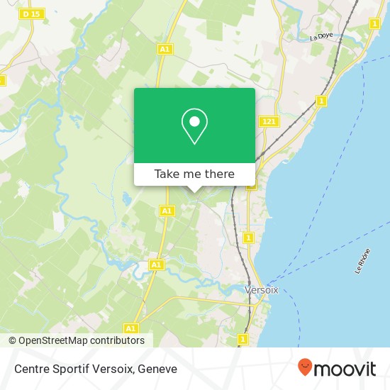 Centre Sportif Versoix map