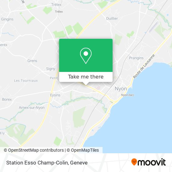 Station Esso Champ-Colin map