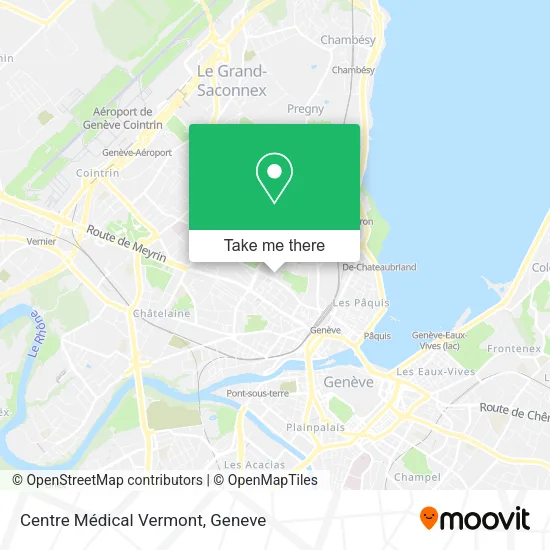 Centre Médical Vermont map