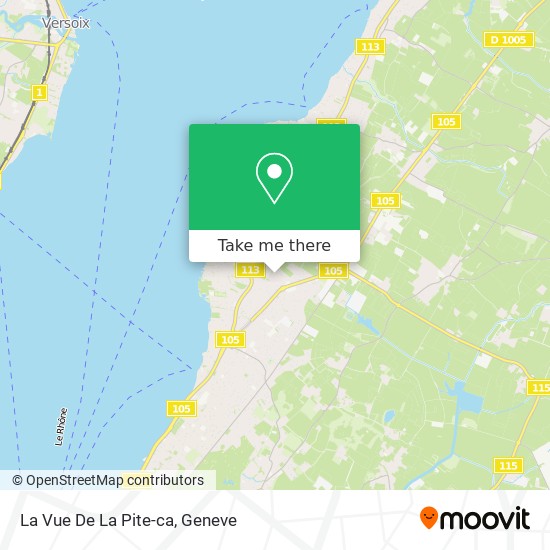 La Vue De La Pite-ca map