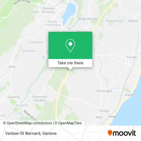 Verbier-St Bernard map