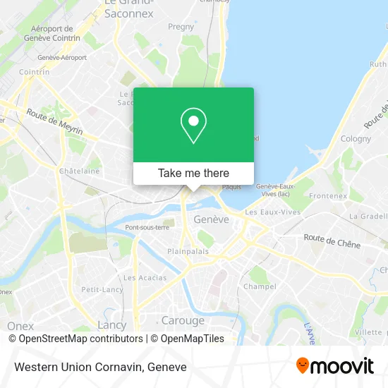 Western Union Cornavin plan