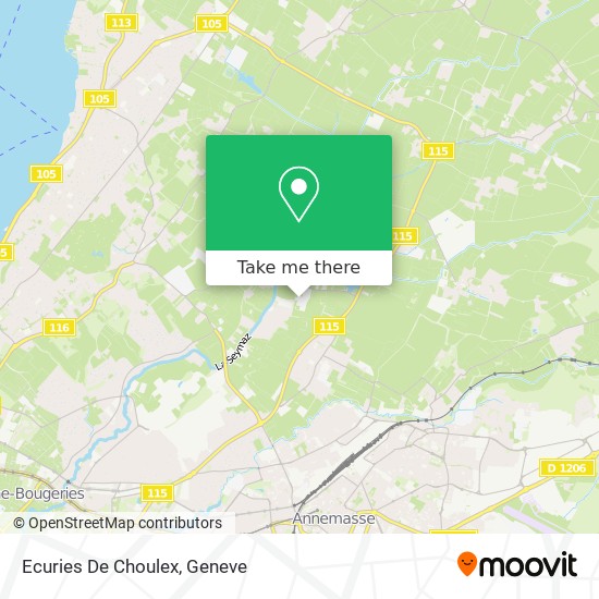 Ecuries De Choulex map