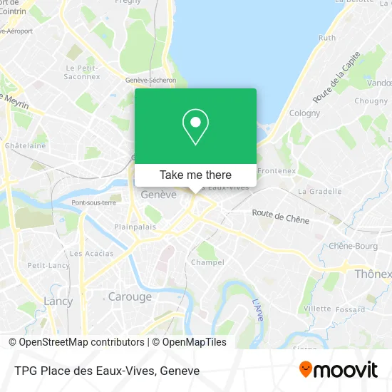 TPG Place des Eaux-Vives map