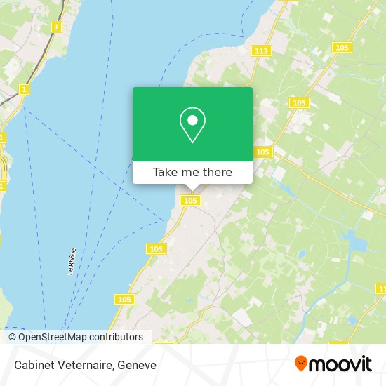 Cabinet Veternaire map