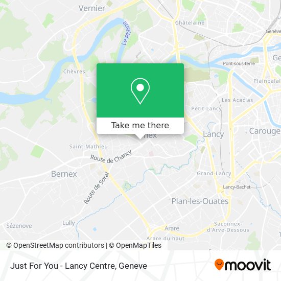 Just For You - Lancy Centre map