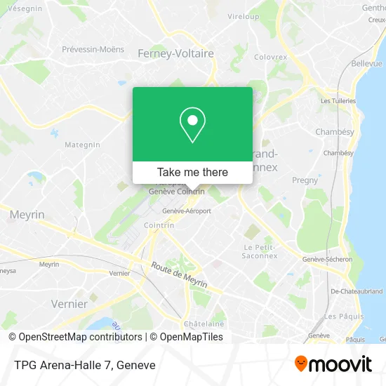 TPG Arena-Halle 7 map