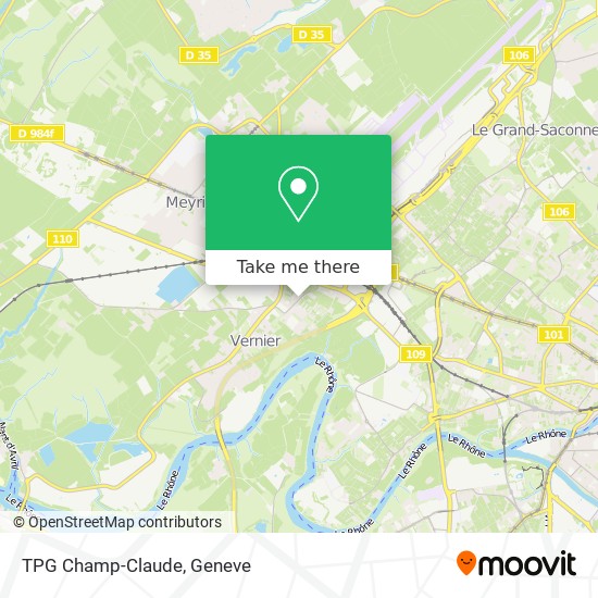 TPG Champ-Claude map
