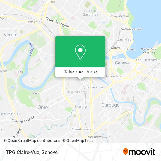 TPG Claire-Vue map