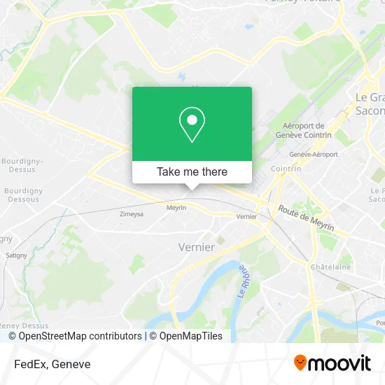FedEx map
