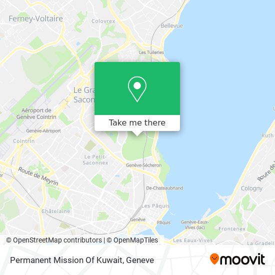Permanent Mission Of Kuwait map