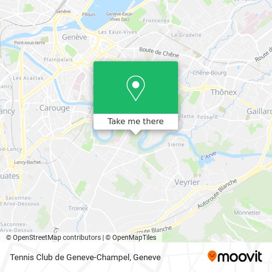 Tennis Club de Geneve-Champel map