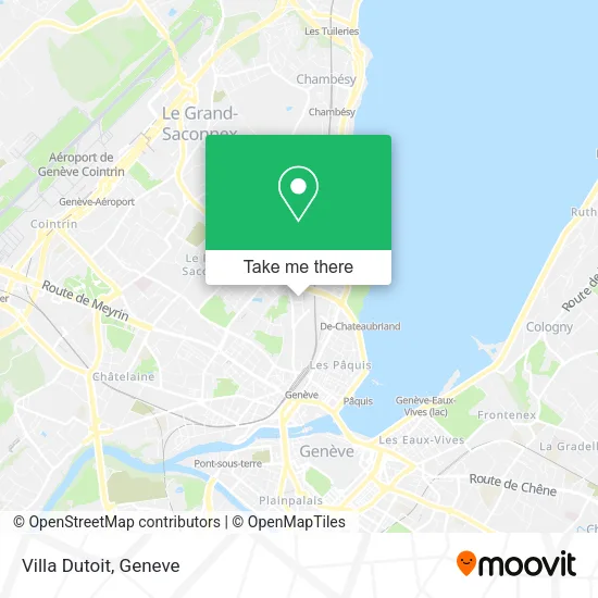 Villa Dutoit map