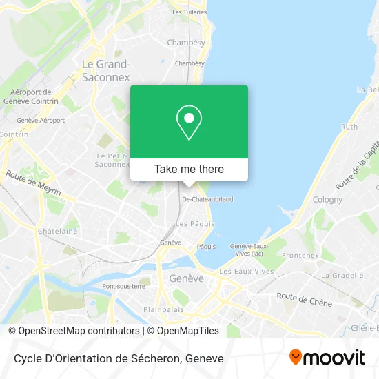 Cycle D'Orientation de Sécheron map