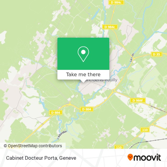Cabinet Docteur Porta map
