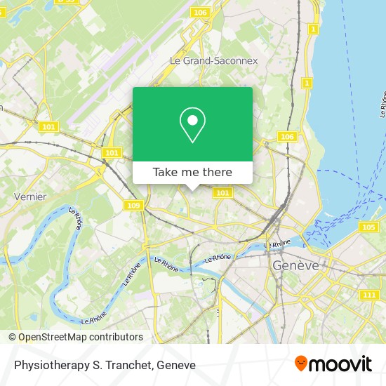 Physiotherapy S. Tranchet map