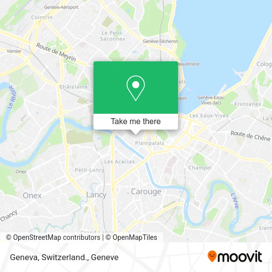 Geneva, Switzerland. map