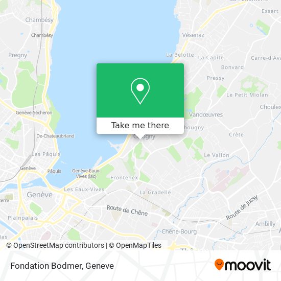 Fondation Bodmer map