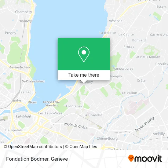 Fondation Bodmer map