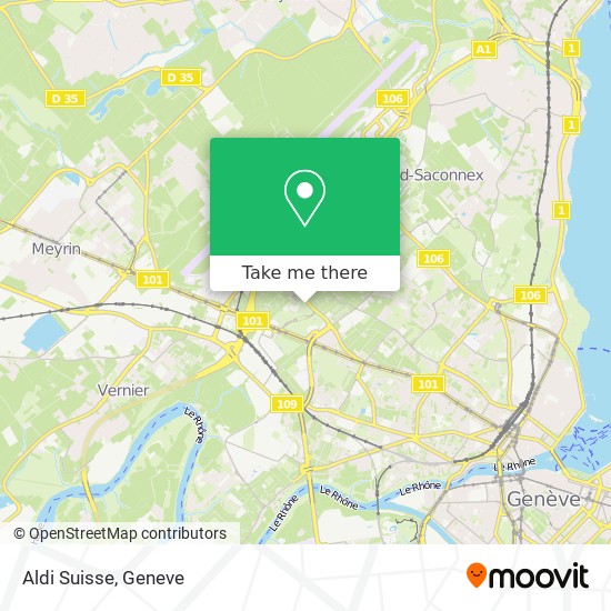 Aldi Suisse map