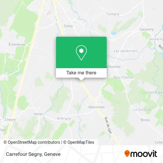 Carrefour Segny map