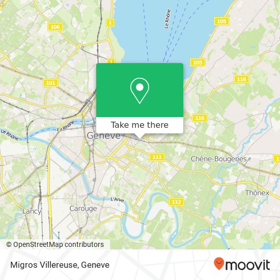 Migros Villereuse map