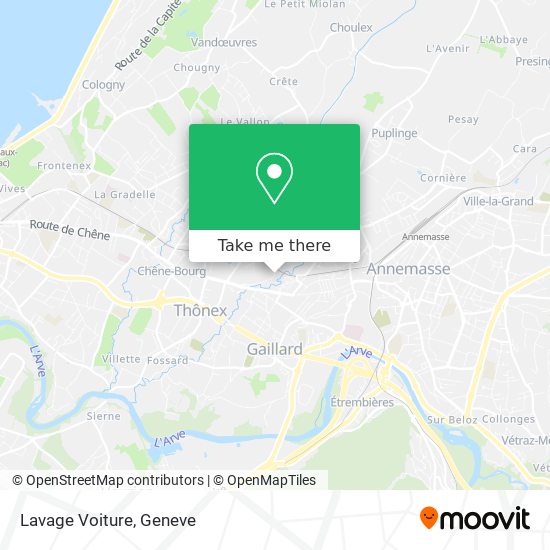 Lavage Voiture map