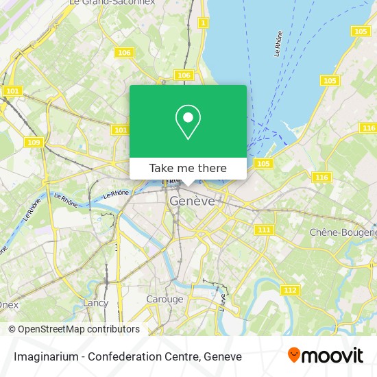 Imaginarium - Confederation Centre map