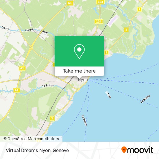 Virtual Dreams Nyon map