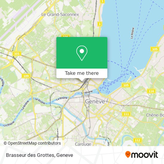 Brasseur des Grottes map