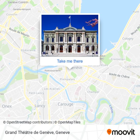 Grand Théâtre de Genève Karte