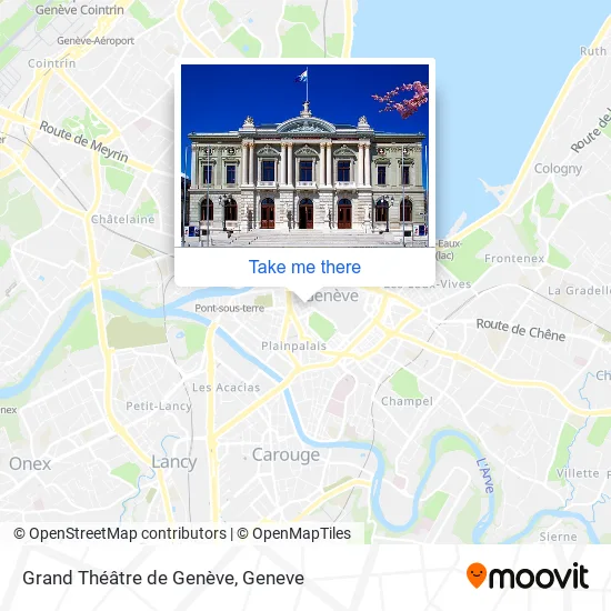Grand Théâtre de Genève map