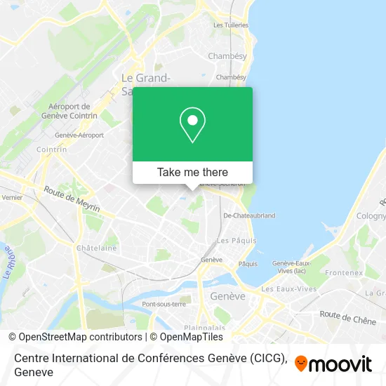 Centre International de Conférences Genève (CICG) map