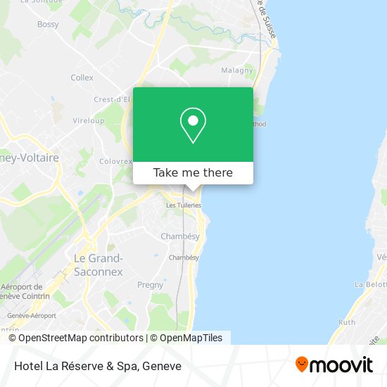 Hotel La Réserve & Spa map