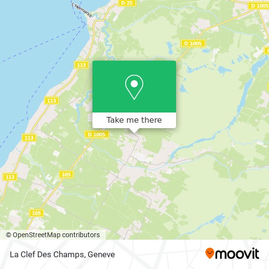La Clef Des Champs map