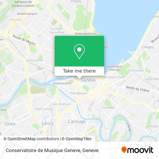 Conservatoire de Musique Geneve map