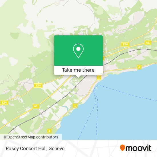 Rosey Concert Hall map