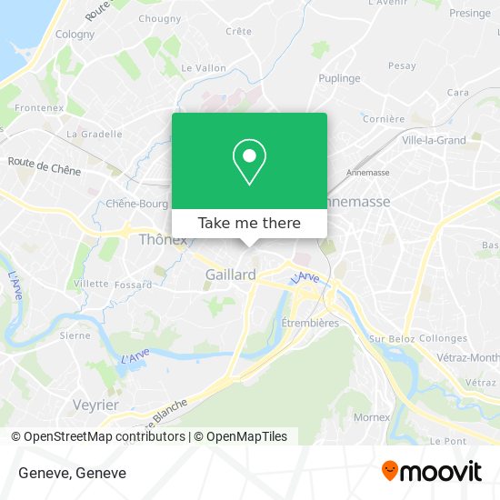 Geneve map