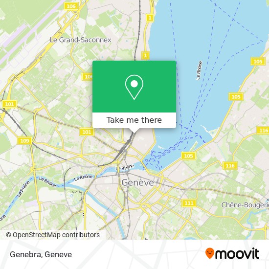 Genebra map