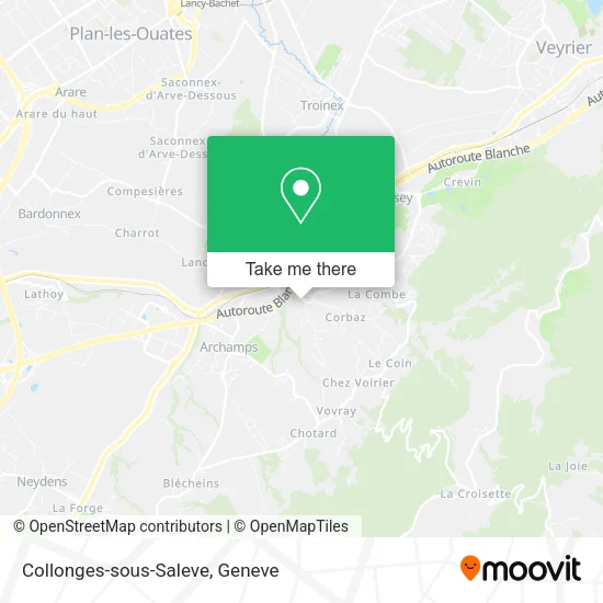 Collonges-sous-Saleve map