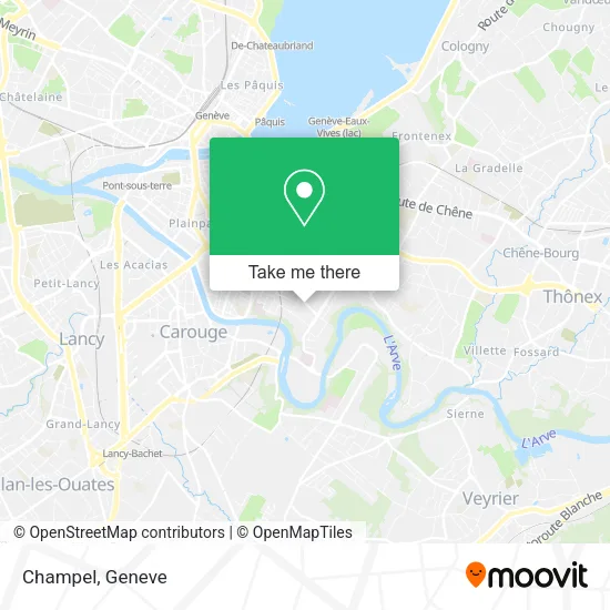 Champel map